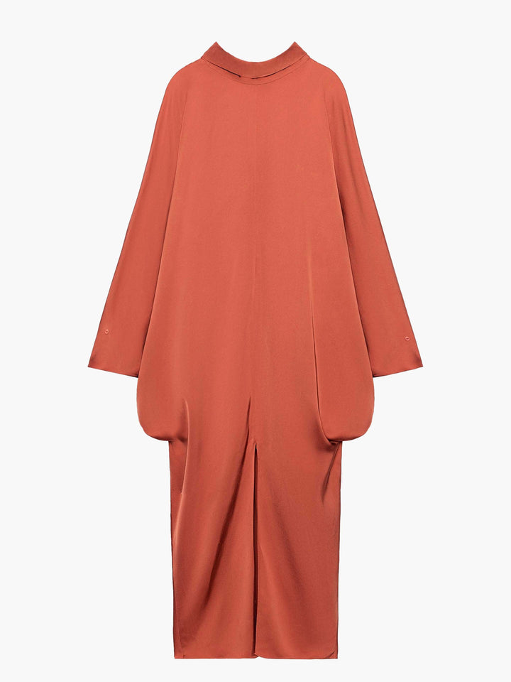 Luxurious and Soft Satin Maxi Dress