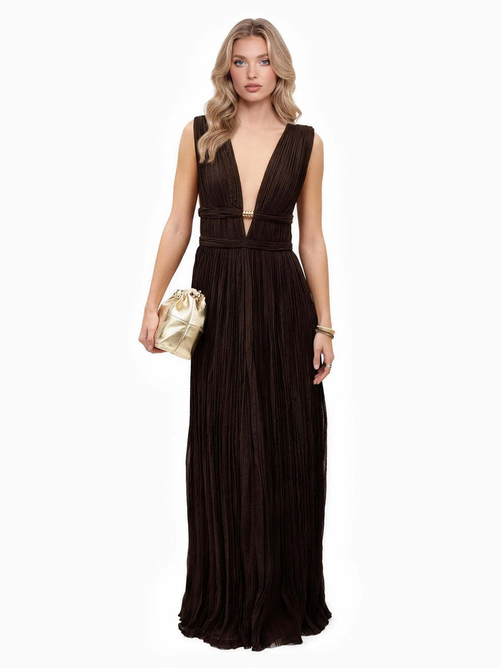 Maxi V-Neck Dress