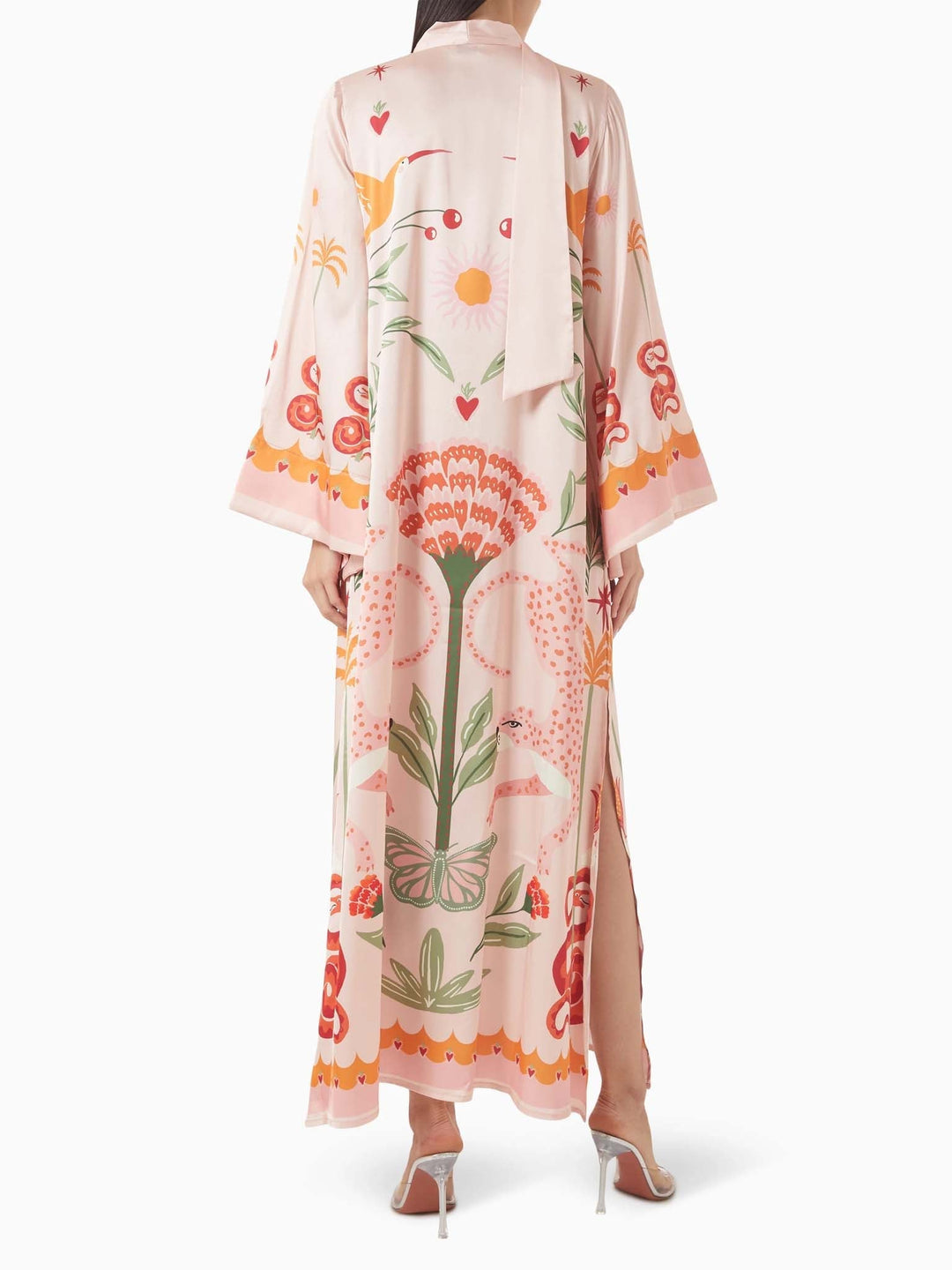 Azure Printed Maxi Dress