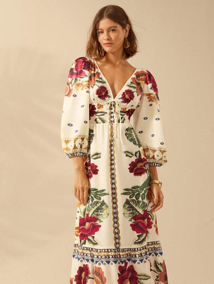 Lillian™ | Festive Floral Dress