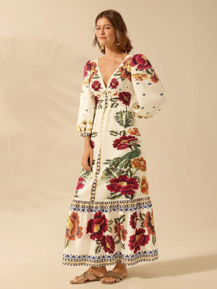 Lillian™ | Festive Floral Dress