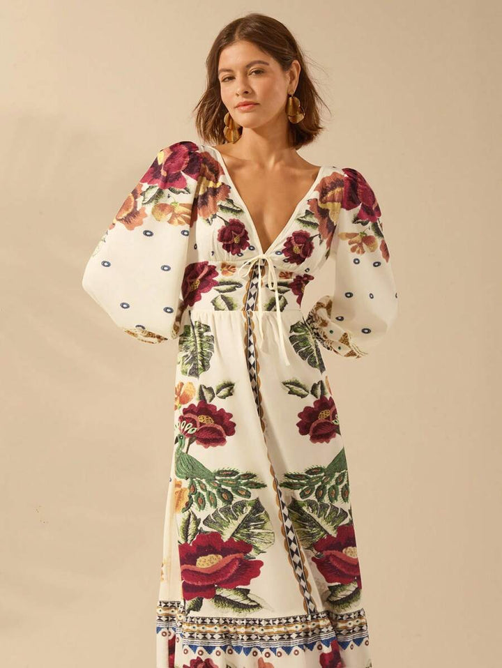 Lillian™ | Festive Floral Dress