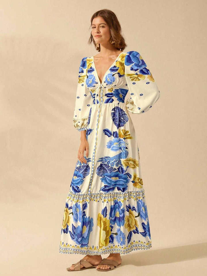 Lillian™ | Festive Floral Dress
