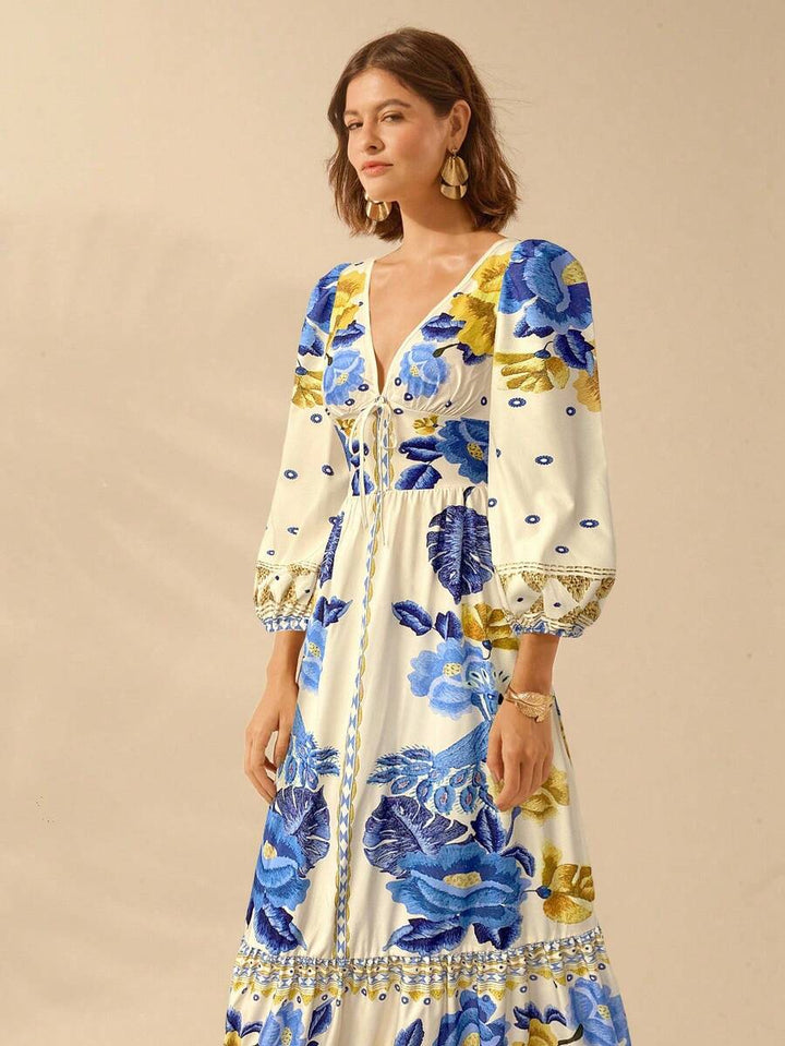 Lillian™ | Festive Floral Dress