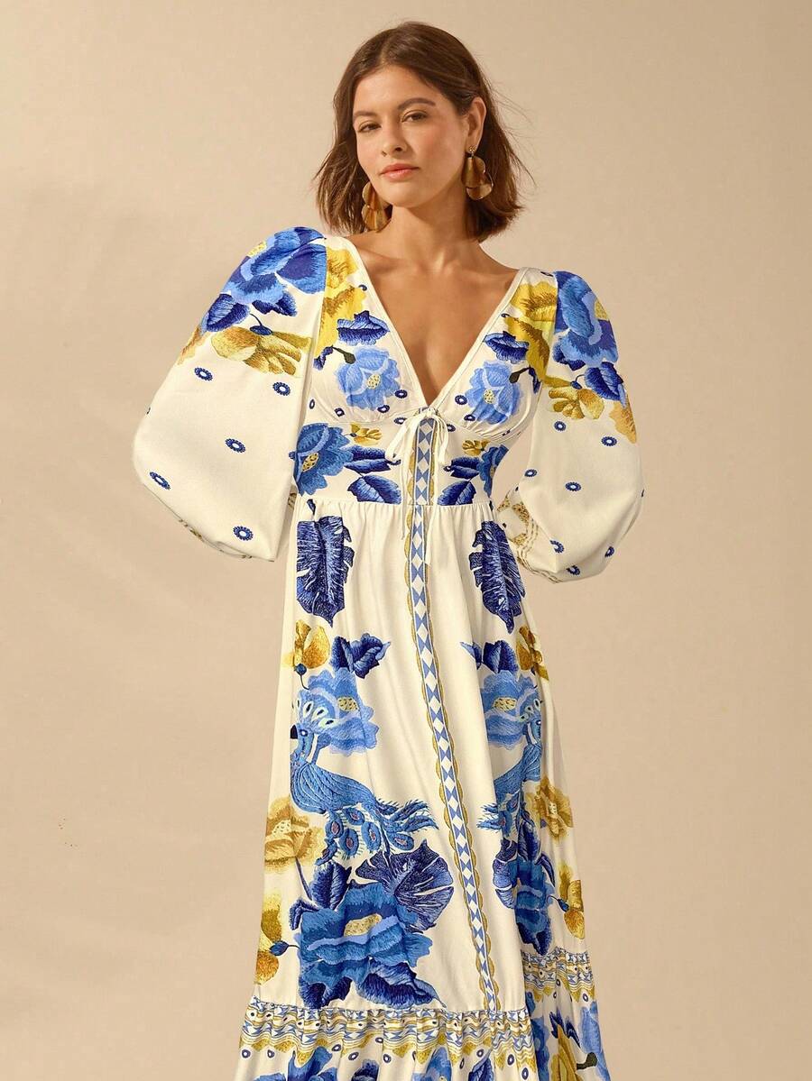 Lillian™ | Festive Floral Dress