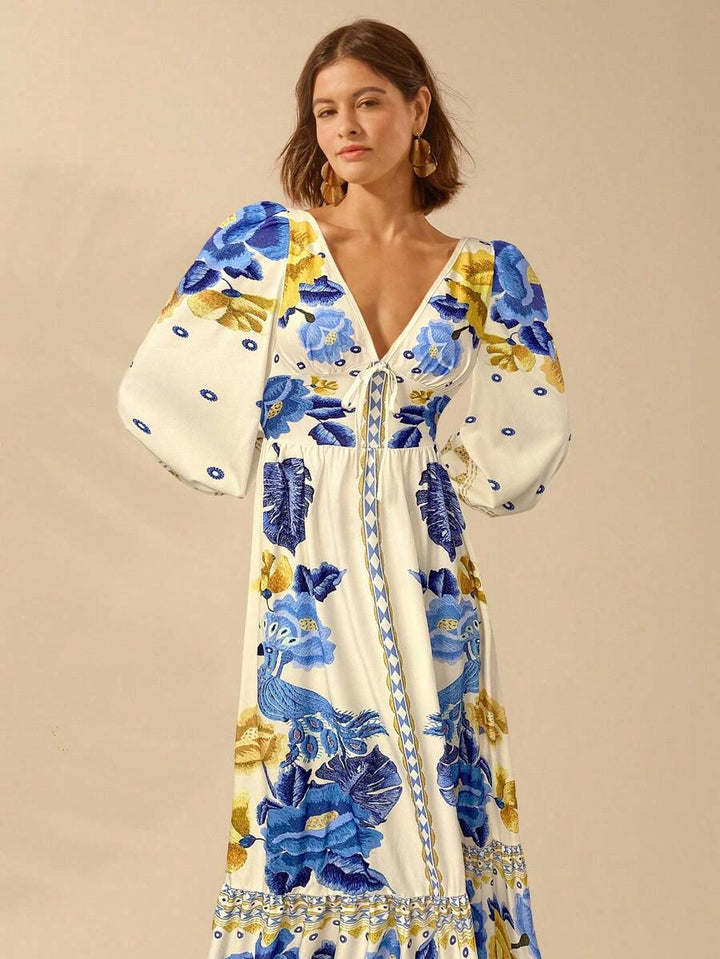 Lillian™ | Festive Floral Dress