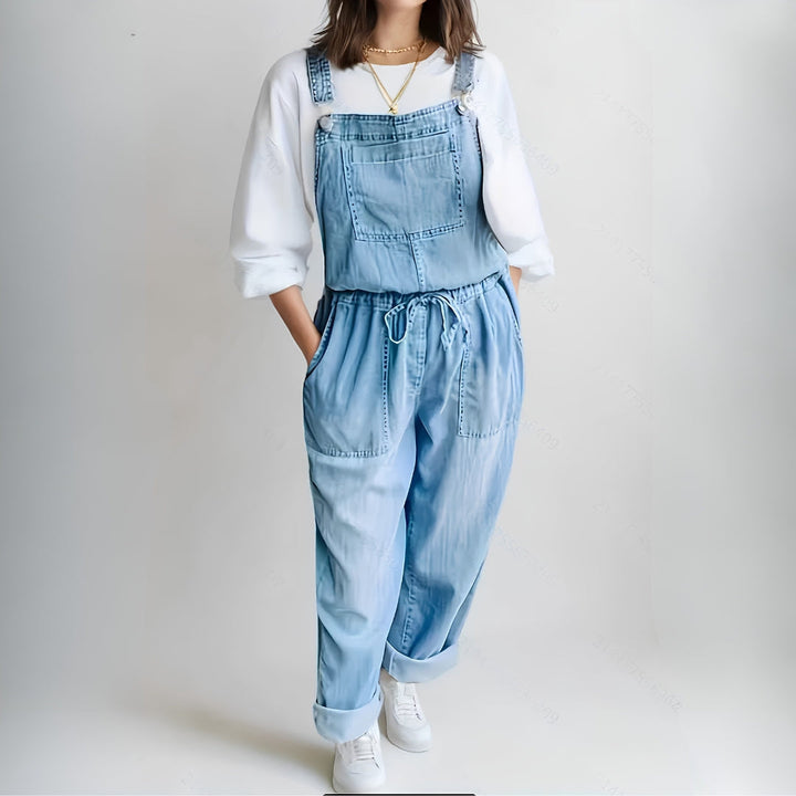 Margot | Relaxed Denim Jumpsuit