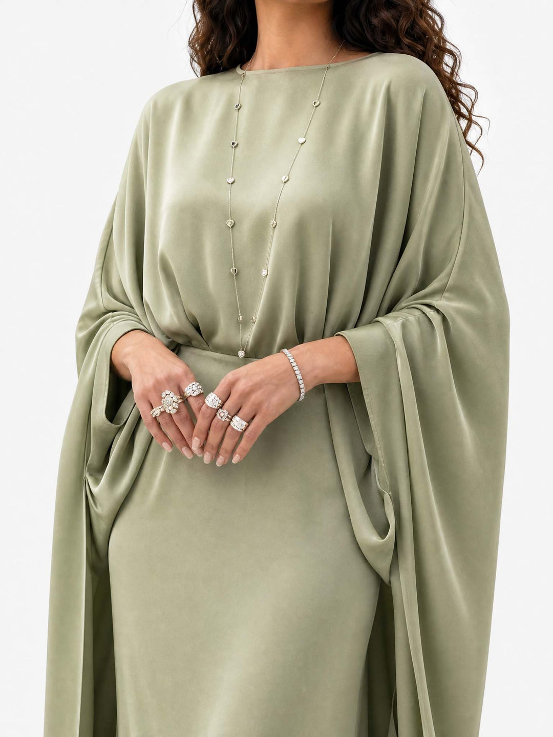 Elegant and Minimalist Draped Maxi Dress