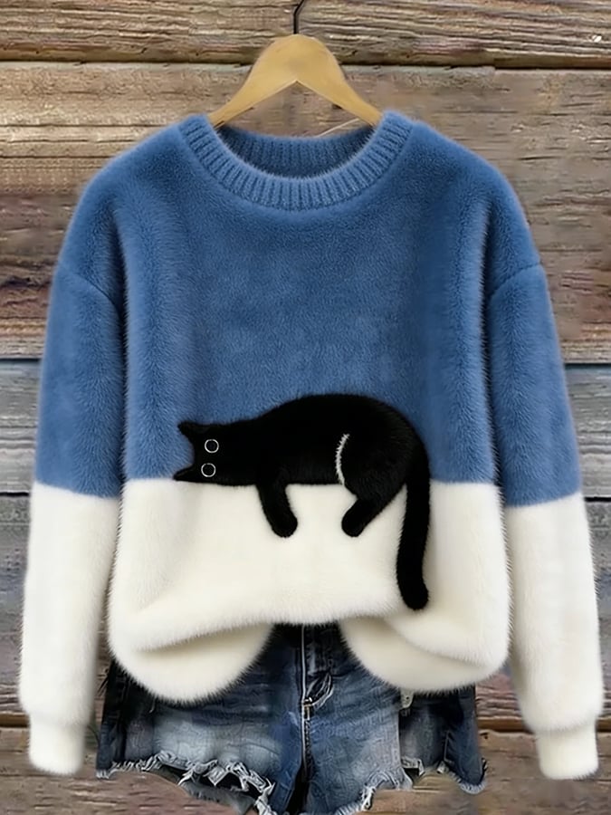 Chloé | Soft Cat Graphic Sweater