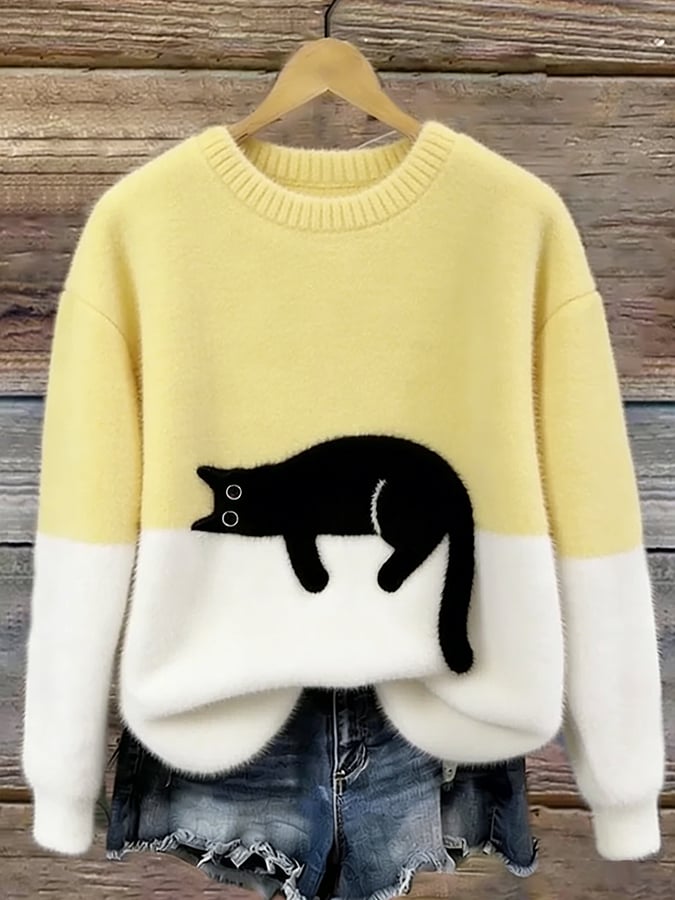 Chloé | Soft Cat Graphic Sweater