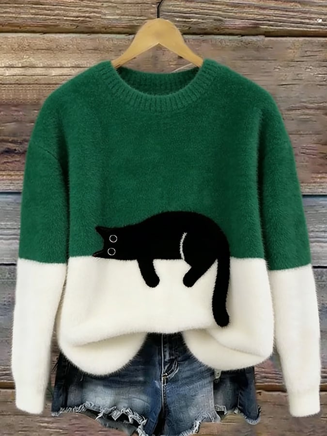 Chloé | Soft Cat Graphic Sweater