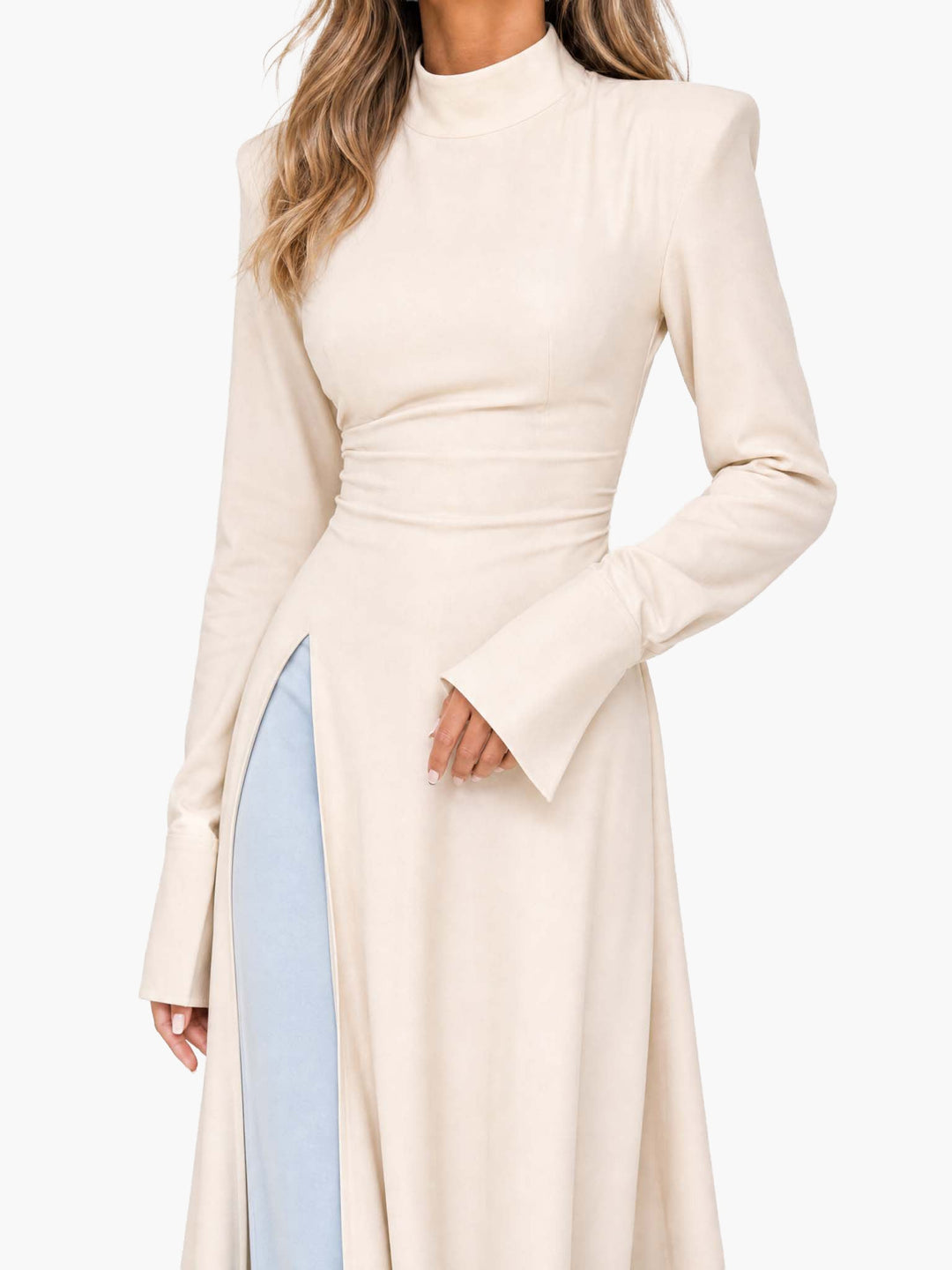 Elegant Long Dress with Trendy Slit