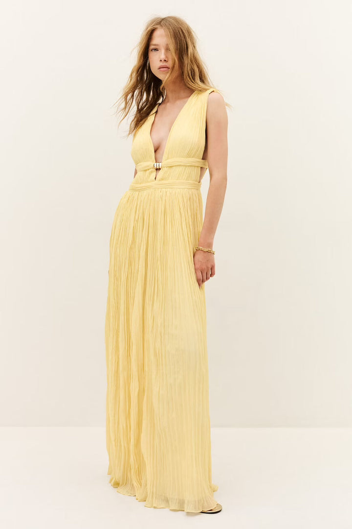 Maxi V-Neck Dress