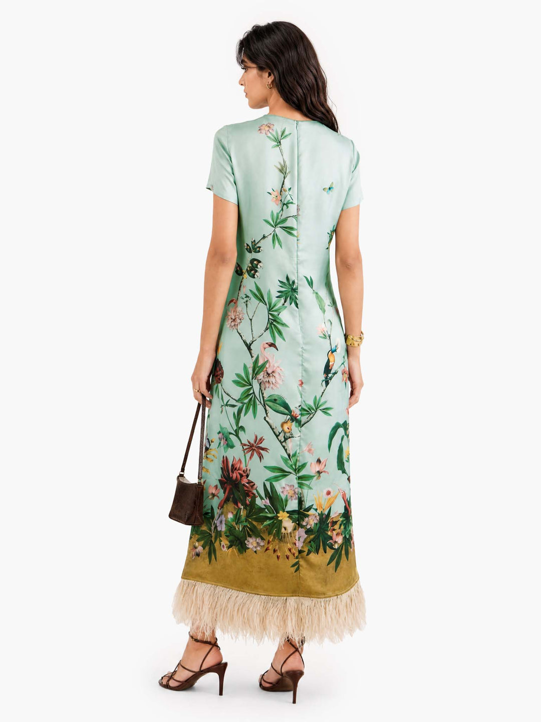 Printed Retro Maxi Dress