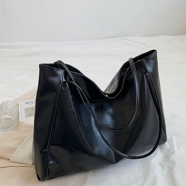 Patricia™ | Glossy Leather Handbag