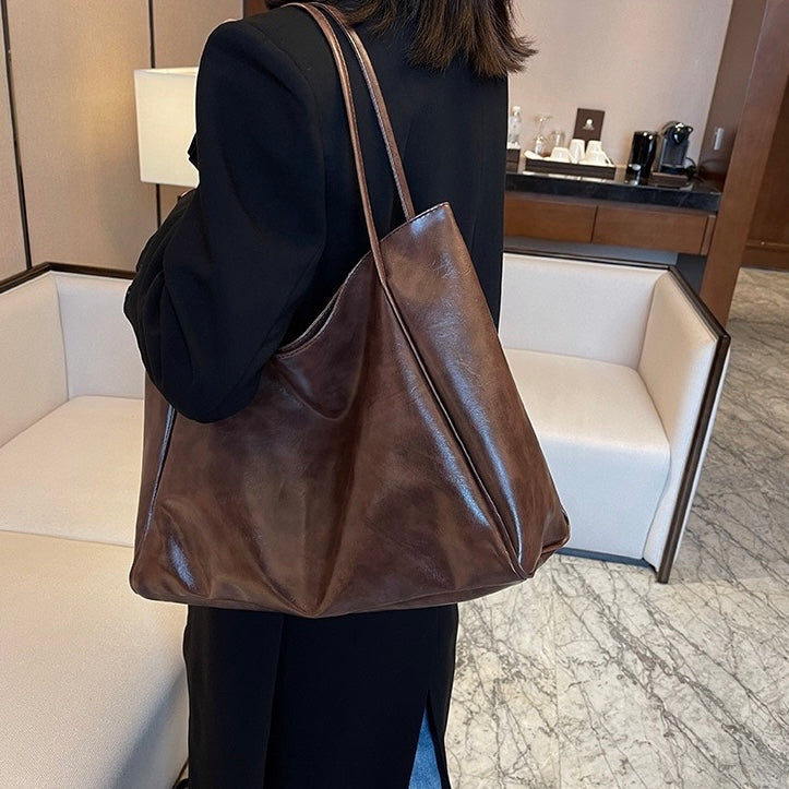 Patricia™ | Glossy Leather Handbag