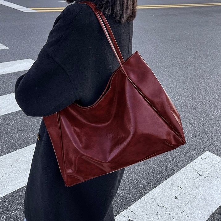 Patricia™ | Glossy Leather Handbag