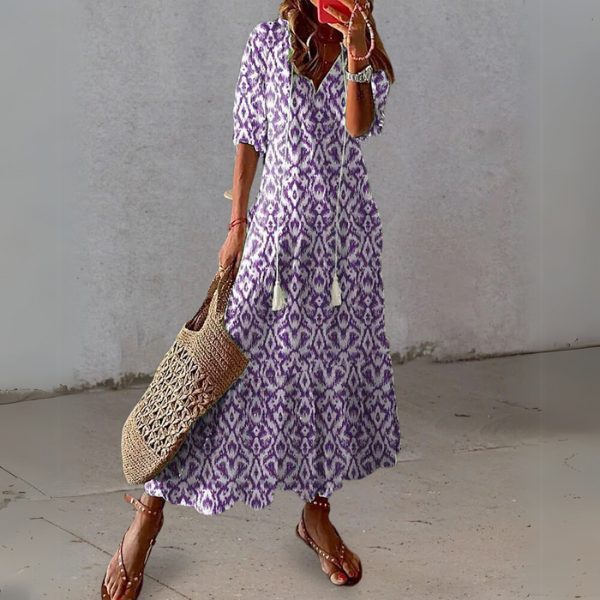 Paisley™ | Stylish Bohemian Midi Dress