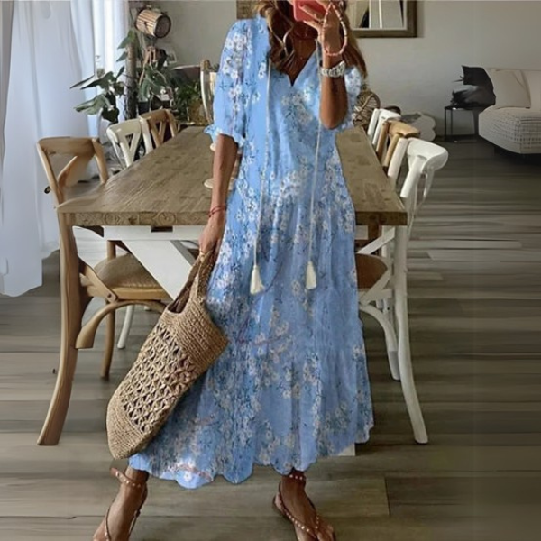 Paisley™ | Stylish Bohemian Midi Dress