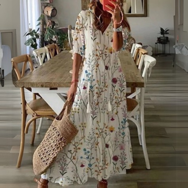 Paisley™ | Stylish Bohemian Midi Dress