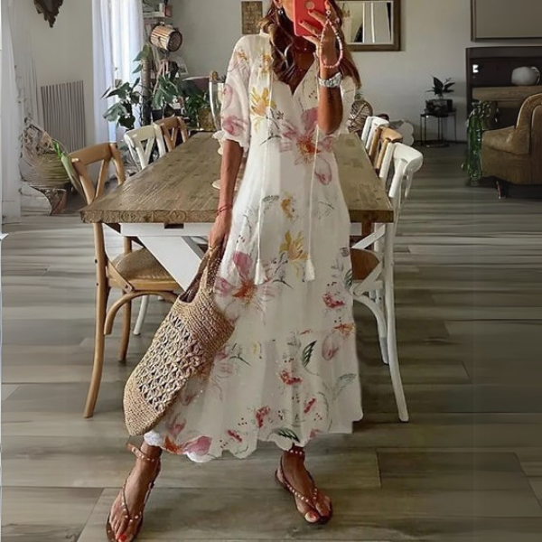 Paisley™ | Stylish Bohemian Midi Dress
