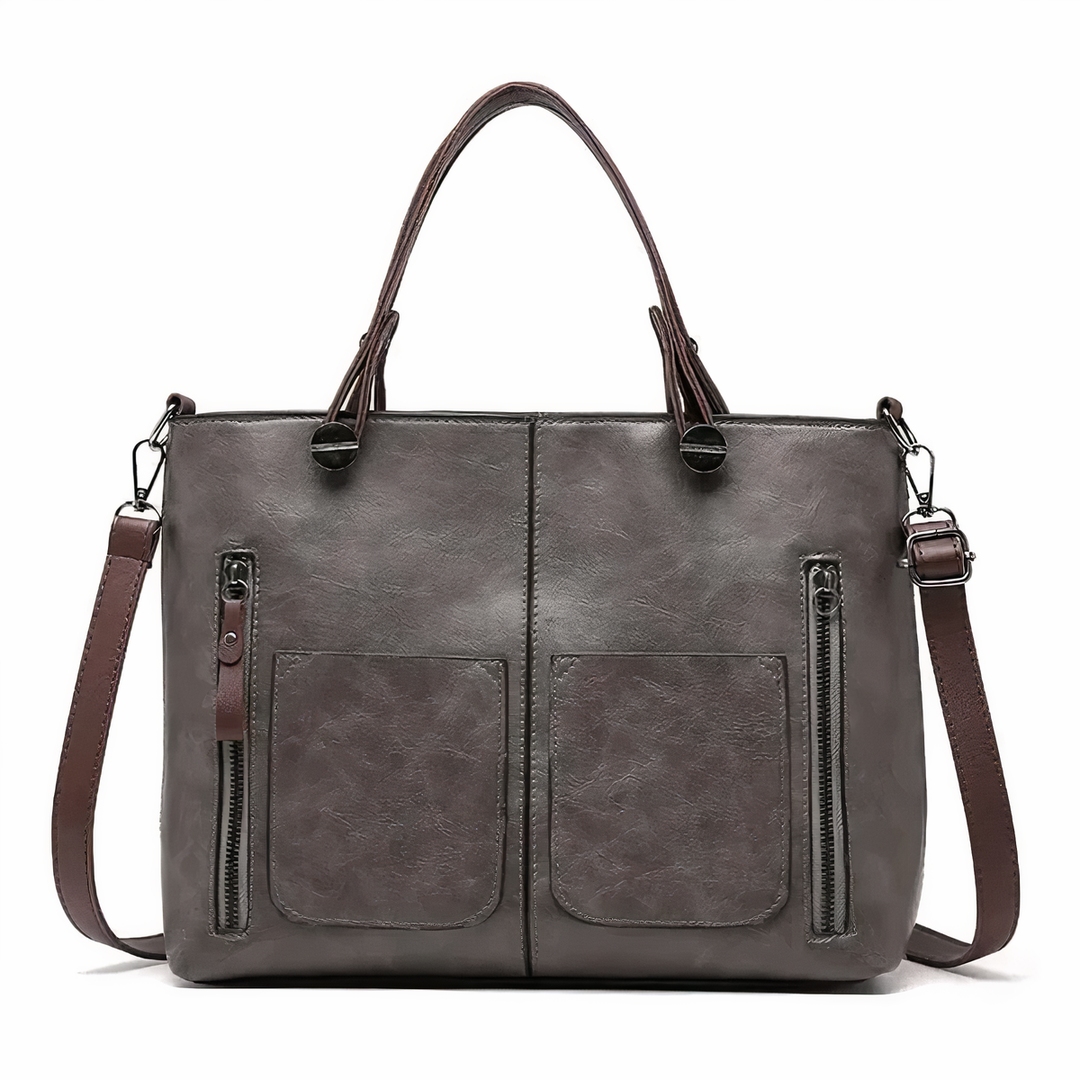 Angela™ | Versatile Leather Handbag