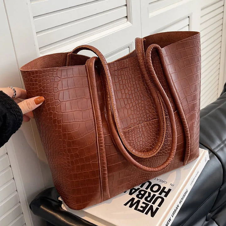 Christina™ | Refined Leather Shoulder Bag