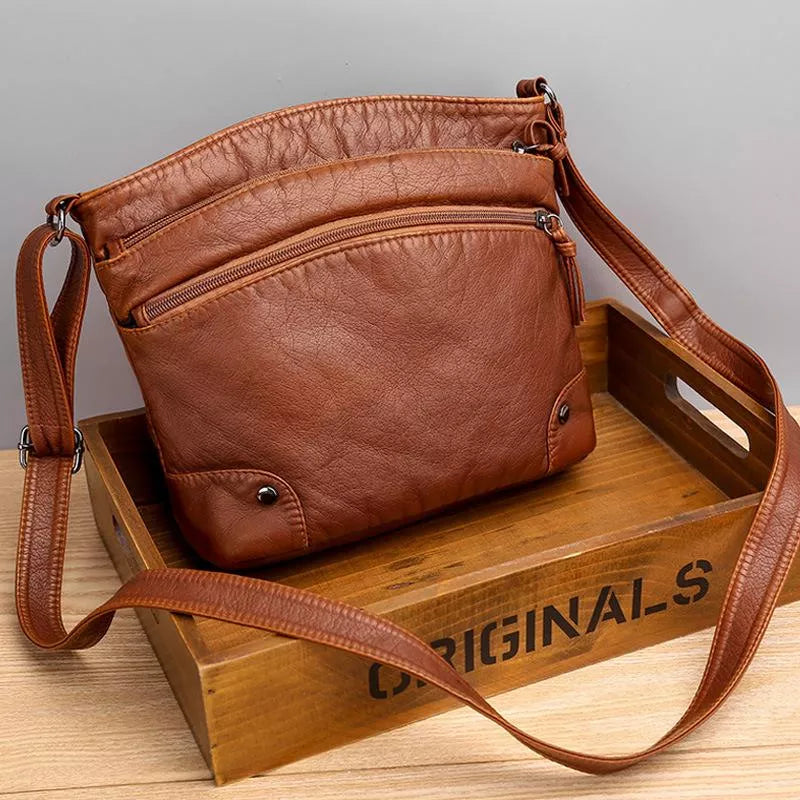 Kelly™ | Elegant Leather Shoulder Bag