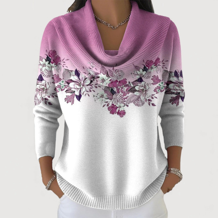 Sophie | Soft-Neck Floral Top