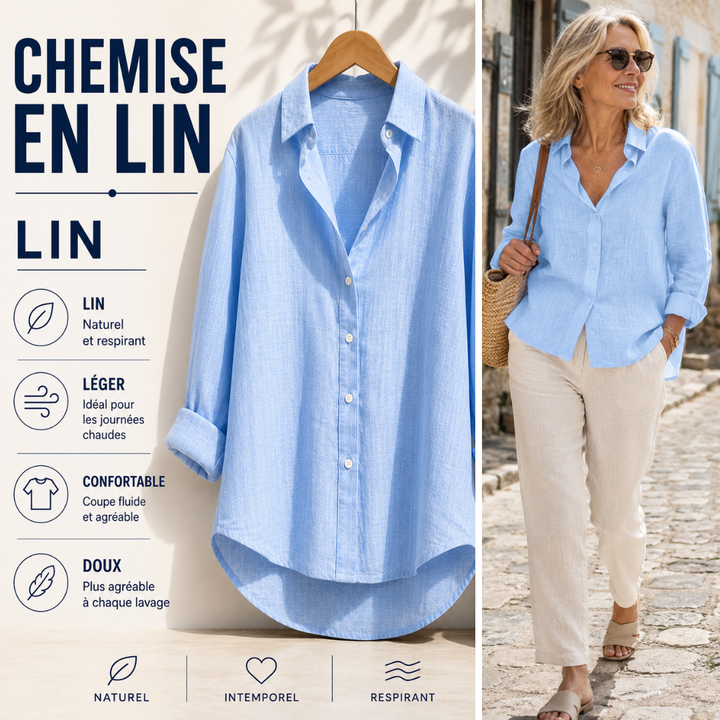 Aurore - Soft Linen Shirt