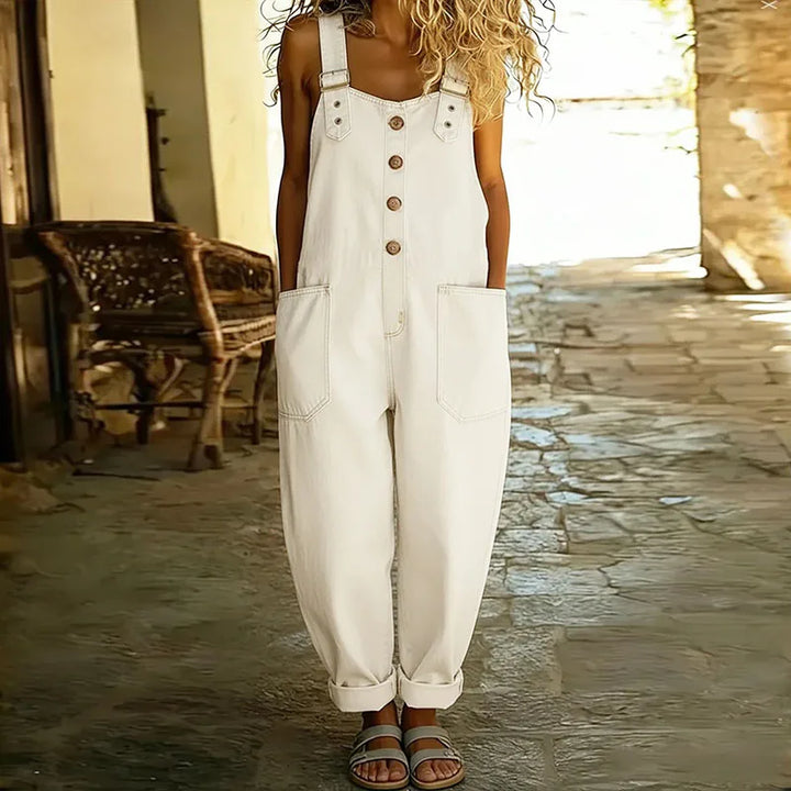 Madison | Vintage Denim-Look Romper