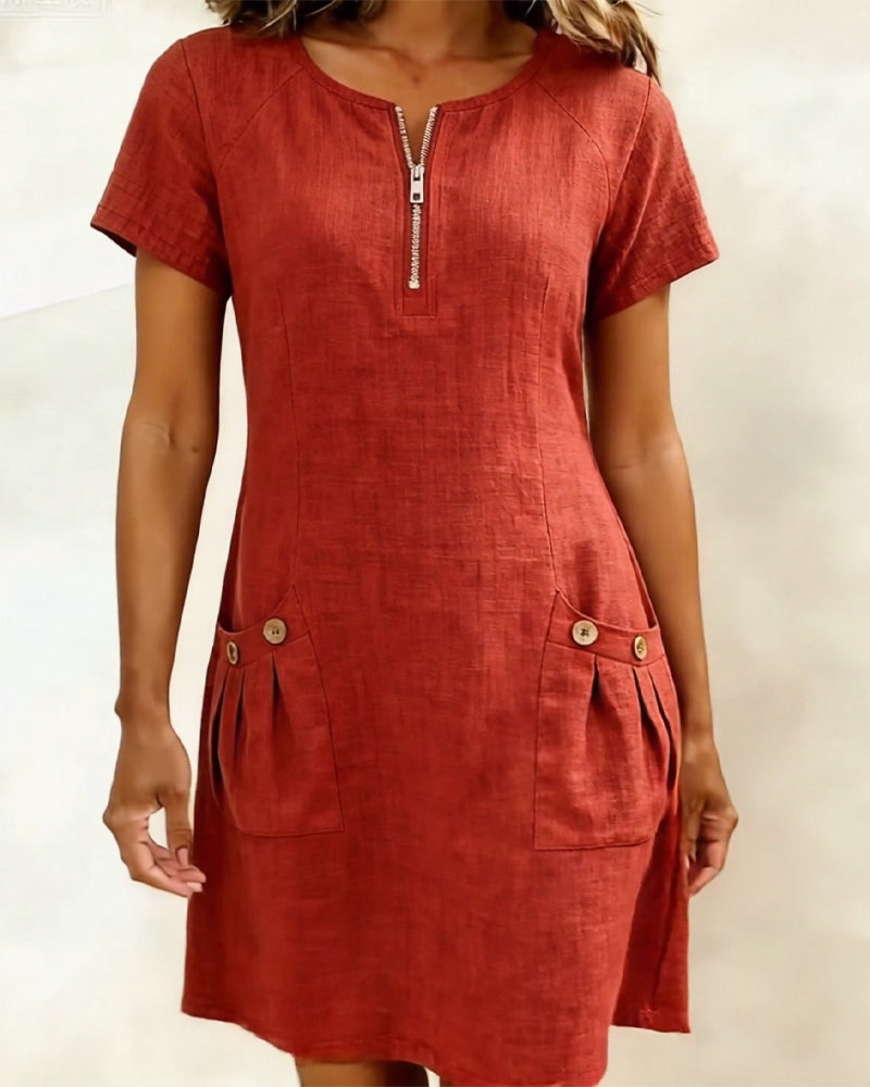 Lina Dress | Natural Elegance for Everyday
