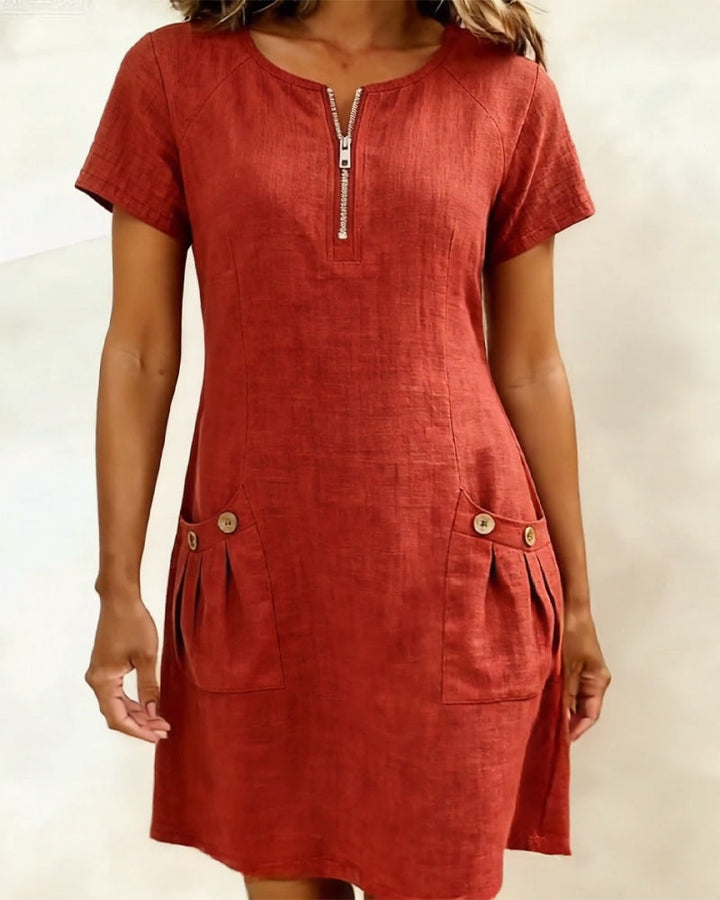 Lina Dress | Natural Elegance for Everyday