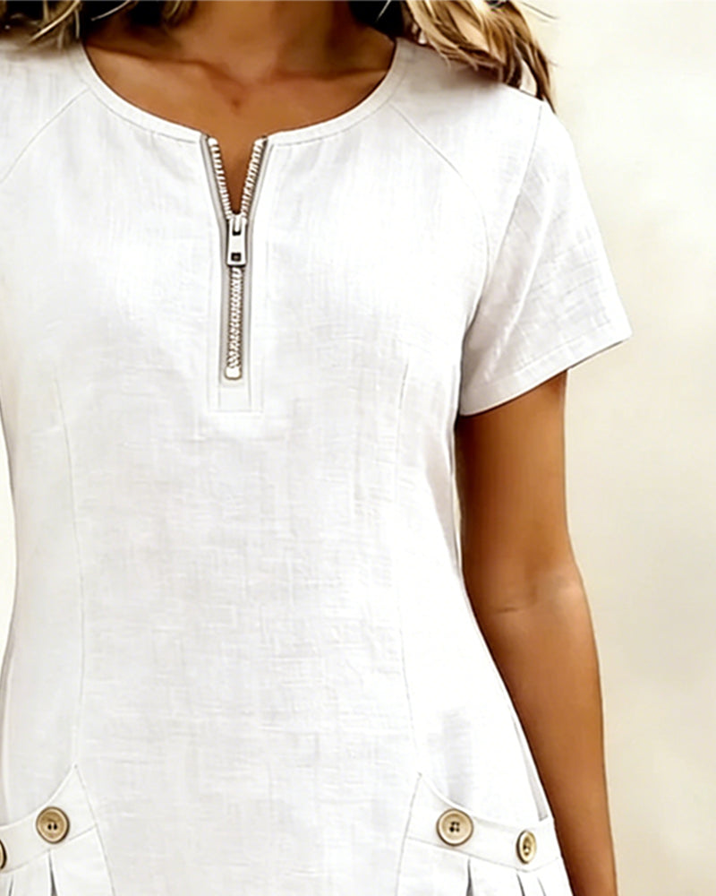 Lina Dress | Natural Elegance for Everyday