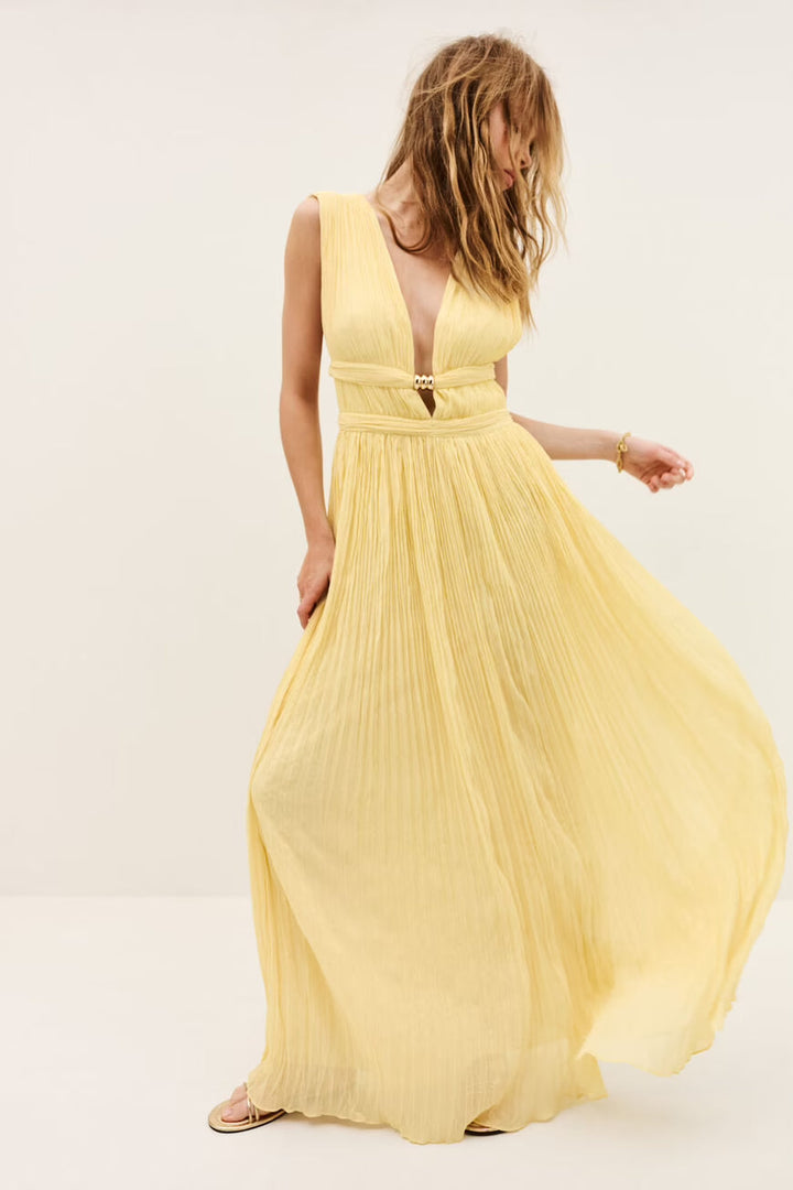 Maxi V-Neck Dress