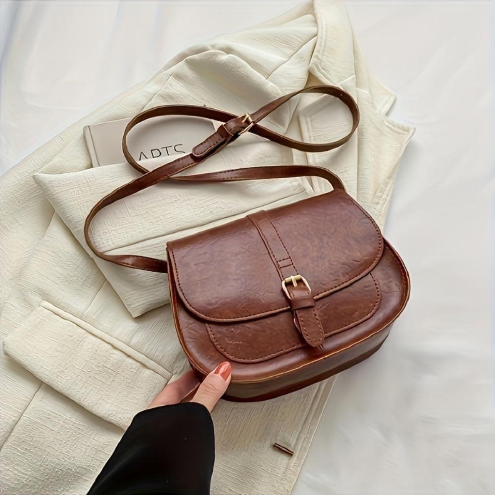 Evelyn™ | Classic Leather Crossbody Bag