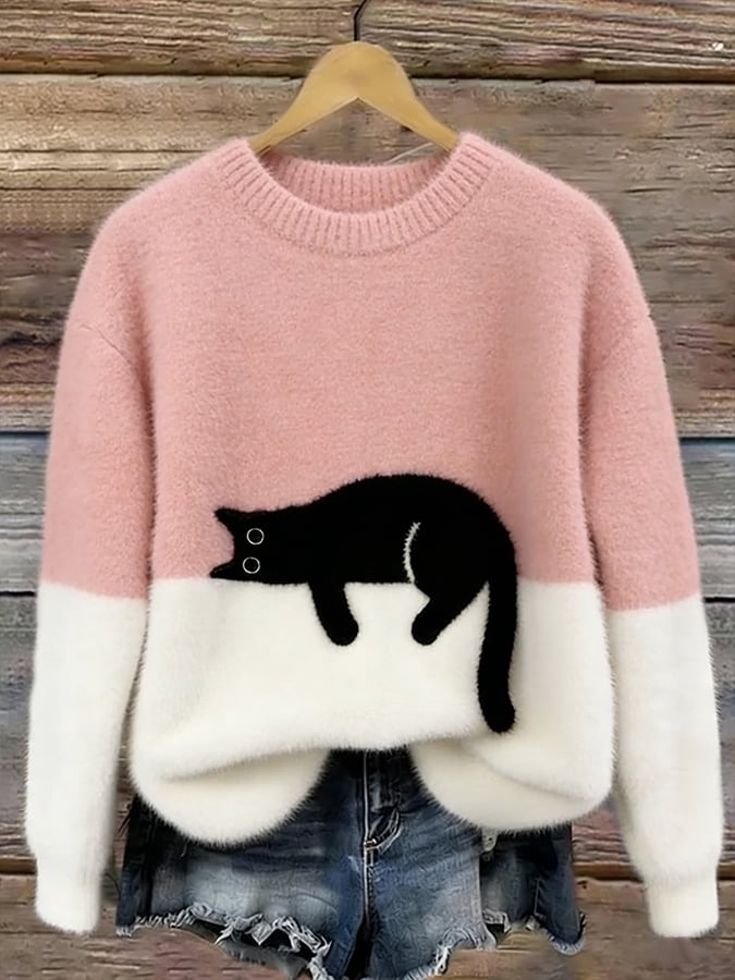 Chloé | Soft Cat Graphic Sweater