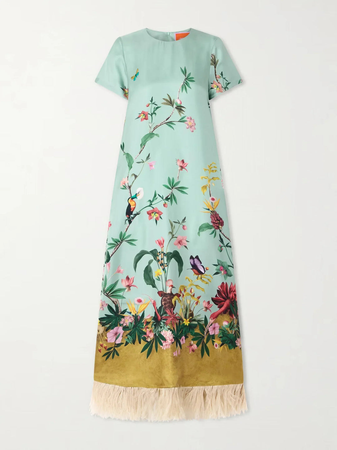 Printed Retro Maxi Dress