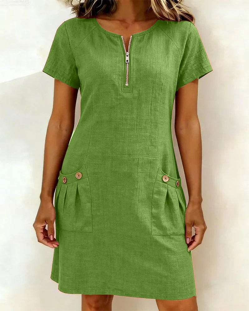 Lina Dress | Natural Elegance for Everyday