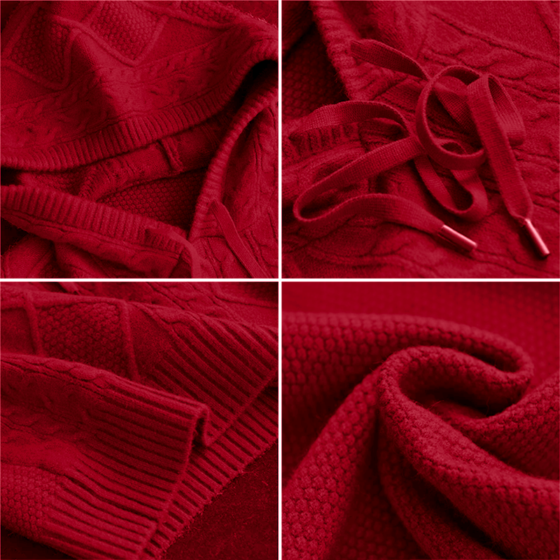 Emily | Cable-Knit Hooded Sweater