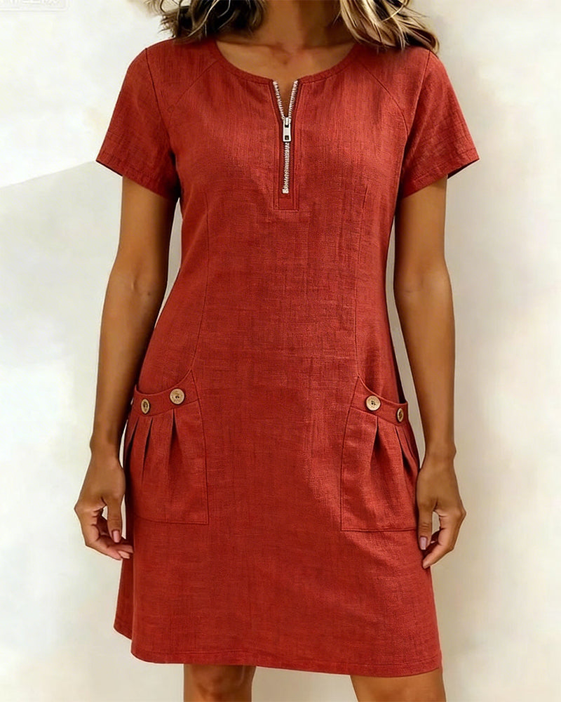 Lina Dress | Natural Elegance for Everyday