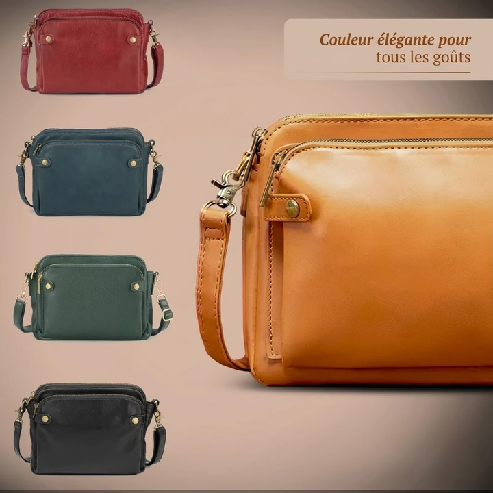 Kimberly™ | Classic Leather Handbag