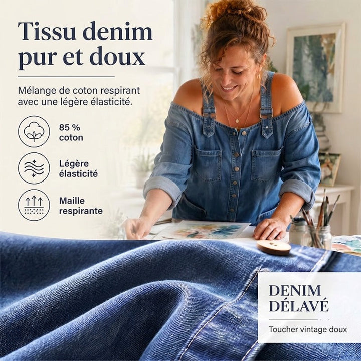 Emeline - Timeless Denim Overall